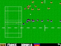 une photo d'Ã©cran de Rugby - The World Cup sur Commodore Amiga